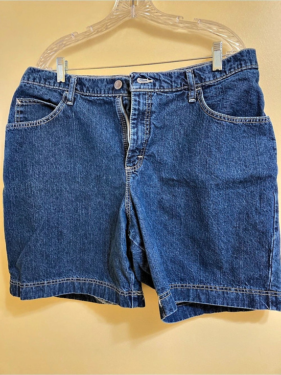 Riders by Lee Pants - Riders by Lee Mid Rise Denim Bermuda Shorts Blue Size 16